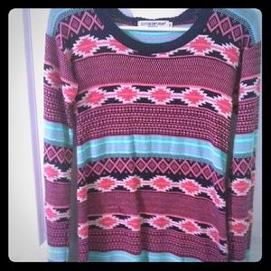 Cute colorful sweater for cool summer nights!